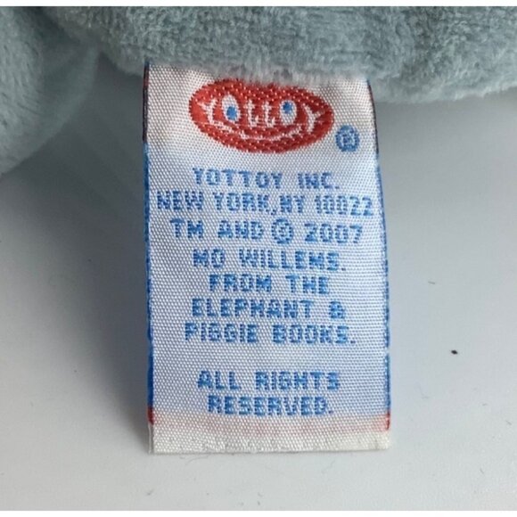 Yottoy Elephant Plush Mo Willems 2007 Elephant & Piggie Books Stuffed Animal 11" - Picture 5 of 7